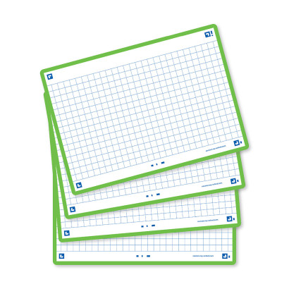 OXFORD FLASH 2.0 flashcards - squared with green frame, 10,5 x 14,8 cm, pack of 80 - 400133908_1200_1709285227