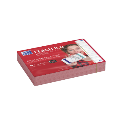 OXFORD FLASH 2.0 flashcards - 105x148 mm - ligné - rouge - lot 80 - Compatible SCRIBZEE® - 400133916_2600_1677158772 - OXFORD FLASH 2.0 flashcards - 105x148 mm - ligné - rouge - lot 80 - Compatible SCRIBZEE® - 400133916_2605_1677163444 - OXFORD FLASH 2.0 flashcards - 105x148 mm - ligné - rouge - lot 80 - Compatible SCRIBZEE® - 400133916_1300_1685139426