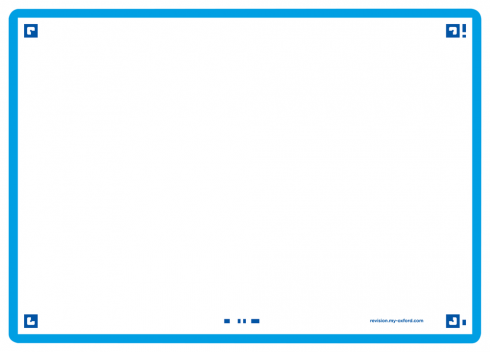 Flashcards FLASH 2.0 OXFORD - 80 cartes 10,5 x 14,8 cm - cadre bleu turquoise - uni blanc - 400133932_1100_1573414798