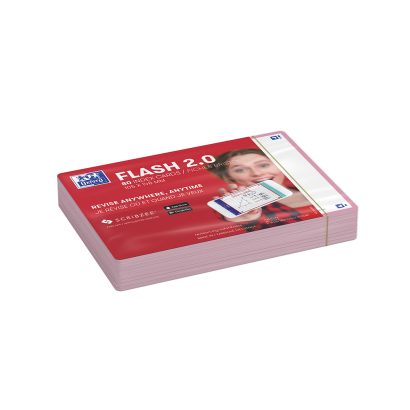 OXFORD FLASH 2.0 flashcards - 105x148 mm - uni blanc - rose clair - lot 80 - Compatible SCRIBZEE® - 400133935_2600_1677158791 - OXFORD FLASH 2.0 flashcards - 105x148 mm - uni blanc - rose clair - lot 80 - Compatible SCRIBZEE® - 400133935_2605_1677163490 - OXFORD FLASH 2.0 flashcards - 105x148 mm - uni blanc - rose clair - lot 80 - Compatible SCRIBZEE® - 400133935_1300_1685139460