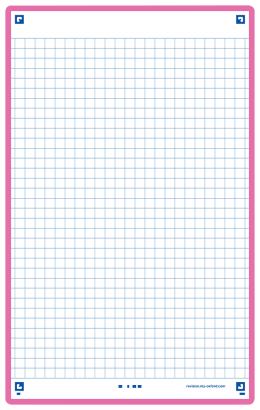 OXFORD REVISION 2.0 cards - squared with fuchsia frame, 12,5 x 20 cm, pack of 50 - 400133985_1100_1686092297