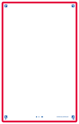 OXFORD REVISION 2.0 cards - blank with red frame, 12,5 x 20 cm, pack of 50 - 400134012_1100_1686092348