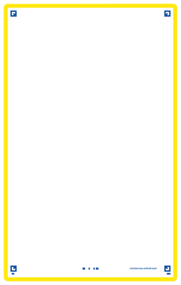 OXFORD REVISION 2.0 cards - blank with yellow frame, 12,5 x 20 cm, pack of 50 - 400134015_1100_1686092368