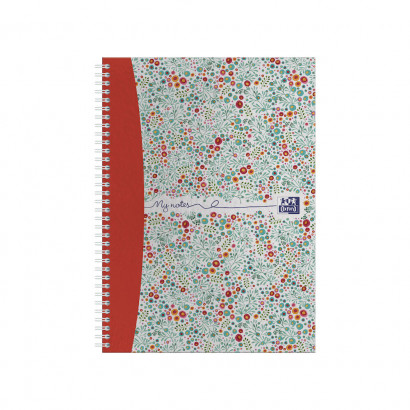 140 Pages Ruled Scribzee Enabled Oxford Bloom A4 Hard Cover Wirebound Notebook