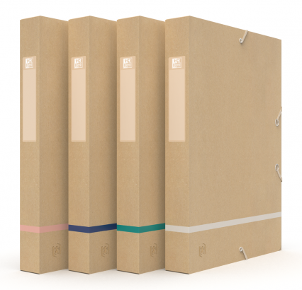 OXFORD TOUAREG FILING BOX - 24X32 - 40mm spine - Recycled card - Assorted colors - 400139837_1200_1595288888