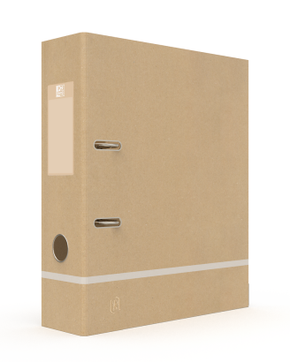 OXFORD TOUAREG LEVER ARCH FILE - A4+ - 80 mm spine - Recycled cardboard - Frosted white - 400141471_1100_1685142075
