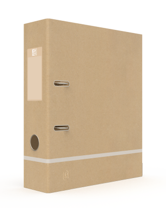 OXFORD Touareg ordner karton - A4 - 80 mm - karton - beige wit - 400141471_1100_1686108105