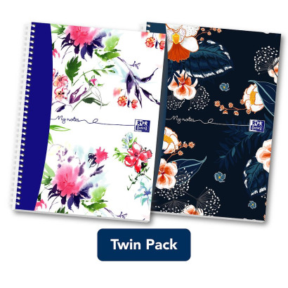 Twin Pack Oxford Botanics A4 Hard Cover Wirebound Notebook, Ruled with Margin, 140 Pages, Scribzee Enabled -  - 400146031_1200_1692623468 - Twin Pack Oxford Botanics A4 Hard Cover Wirebound Notebook, Ruled with Margin, 140 Pages, Scribzee Enabled -  - 400146031_4400_1677170793 - Twin Pack Oxford Botanics A4 Hard Cover Wirebound Notebook, Ruled with Margin, 140 Pages, Scribzee Enabled -  - 400146031_1500_1677170798 - Twin Pack Oxford Botanics A4 Hard Cover Wirebound Notebook, Ruled with Margin, 140 Pages, Scribzee Enabled -  - 400146031_1201_1677170798