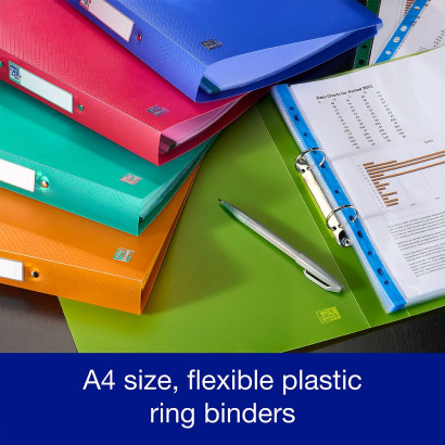 OXFORD URBAN RING BINDER - A4 - 40 mm spine - 2-O Rings - Polypropylene - Translucent - Assorted colors - 400147046_1400_1686122725 - OXFORD URBAN RING BINDER - A4 - 40 mm spine - 2-O Rings - Polypropylene - Translucent - Assorted colors - 400147046_1100_1677250543 - OXFORD URBAN RING BINDER - A4 - 40 mm spine - 2-O Rings - Polypropylene - Translucent - Assorted colors - 400147046_2300_1677250548