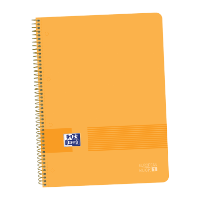 OXFORD LIVE & GO Europeanbook 1 - A4+ - Tapa de Plástico - Cuaderno espiral microperforado - 5x5 - 80 Hojas - SCRIBZEE - PEACH - 400149422_1100_1686129036