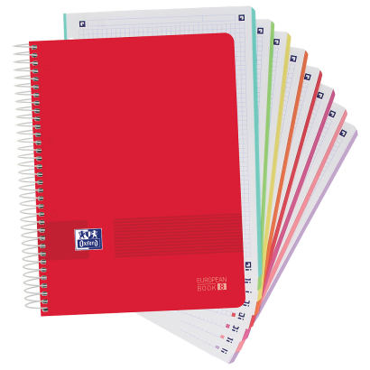 Cuaderno Oxford A4+ Subrayadores mini mood Starplast+ Pack bolis azul MP+ 3  bolis Bic colores