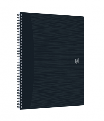 Oxford Origins Notebook - A4 med mykt omslag, dobbeltspiral, linjert, 140 sider, SCRIBZEE ® kompatibel, svart - 400149999_1300_1619600940