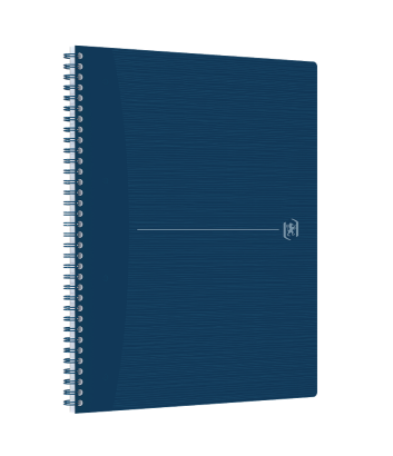 Oxford Origins Notebook - A4 med mykt omslag, dobbeltspiral, linjert, 140 sider, SCRIBZEE ® kompatibel, blå - 400150002_1300_1686142835
