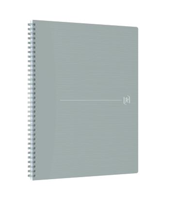 Oxford Origins Notebook - A4+ - Soft Cover - Twin-wire - Ruled - 140 Pages - SCRIBZEE ® Compatible - Grey - 400150003_1300_1686142882