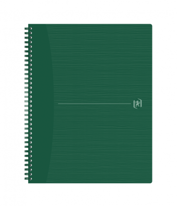 Oxford Origins Anteckningsbok - A4+ – Mjukt omslag – Dubbel spiralbindning – Linjerad – 140 sidor – SCRIBZEE ®-kompatibel – Grön - 400150005_1100_1619601002