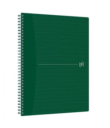 Oxford Origins Notebook - A4 med mykt omslag, dobbeltspiral, linjert, 140 sider, SCRIBZEE ® kompatibel, grønn - 400150005_1300_1619601005
