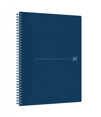 Oxford Origins Notebook - A4+ - Soft Cover - Twin-wire - 5x5 - 140 Pages - SCRIBZEE ® Compatible - Blue - 400150007_1300_1619601040