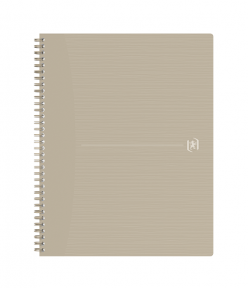 OXFORD Origins Cahier - A4+ - Couverture Souple - Reliure intégrale - Quadrillé 5mm - 180 pages - Compatible SCRIBZEE® - Sable - 400150009_1100_1619601075