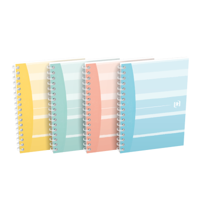 OXFORD Iconic - A6 - Soft Cover - Twin-wire Notebook - 5mm Squares - 100 Pages - Assorted Designs - 400154314_1400_1709629989