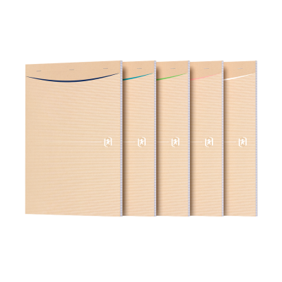 Oxford Touareg Notepad - A4 - Soft Cover - Stapled - 5mm Squares - 160 Pages - Recycled paper - Assorted colours - 400155719_1400_1709629973