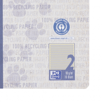 Oxford Recycling Schulheft - A5 - Lineatur 2 - 16 Blatt - 90 g/m² OPTIK PAPER® 100% recycled - geheftet - dunkelblau - 400159452_1100_1646326161 - Oxford Recycling Schulheft - A5 - Lineatur 2 - 16 Blatt - 90 g/m² OPTIK PAPER® 100% recycled - geheftet - dunkelblau - 400159452_1500_1646309039 - Oxford Recycling Schulheft - A5 - Lineatur 2 - 16 Blatt - 90 g/m² OPTIK PAPER® 100% recycled - geheftet - dunkelblau - 400159452_1502_1646326032 - Oxford Recycling Schulheft - A5 - Lineatur 2 - 16 Blatt - 90 g/m² OPTIK PAPER® 100% recycled - geheftet - dunkelblau - 400159452_1503_1646325889 - Oxford Recycling Schulheft - A5 - Lineatur 2 - 16 Blatt - 90 g/m² OPTIK PAPER® 100% recycled - geheftet - dunkelblau - 400159452_1504_1646308618 - Oxford Recycling Schulheft - A5 - Lineatur 2 - 16 Blatt - 90 g/m² OPTIK PAPER® 100% recycled - geheftet - dunkelblau - 400159452_1600_1646308357 - Oxford Recycling Schulheft - A5 - Lineatur 2 - 16 Blatt - 90 g/m² OPTIK PAPER® 100% recycled - geheftet - dunkelblau - 400159452_2300_1646309030