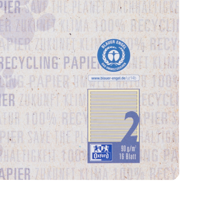 Oxford Recycling Schulheft - A4 - Lineatur 2 - 16 Blatt - 90 g/m² OPTIK PAPER® 100% recycled - geheftet - dunkelblau - 400159465_1100_1686159582 - Oxford Recycling Schulheft - A4 - Lineatur 2 - 16 Blatt - 90 g/m² OPTIK PAPER® 100% recycled - geheftet - dunkelblau - 400159465_3100_1686170406 - Oxford Recycling Schulheft - A4 - Lineatur 2 - 16 Blatt - 90 g/m² OPTIK PAPER® 100% recycled - geheftet - dunkelblau - 400159465_1505_1686170411 - Oxford Recycling Schulheft - A4 - Lineatur 2 - 16 Blatt - 90 g/m² OPTIK PAPER® 100% recycled - geheftet - dunkelblau - 400159465_2500_1686170414 - Oxford Recycling Schulheft - A4 - Lineatur 2 - 16 Blatt - 90 g/m² OPTIK PAPER® 100% recycled - geheftet - dunkelblau - 400159465_1600_1686170421 - Oxford Recycling Schulheft - A4 - Lineatur 2 - 16 Blatt - 90 g/m² OPTIK PAPER® 100% recycled - geheftet - dunkelblau - 400159465_2301_1686170426 - Oxford Recycling Schulheft - A4 - Lineatur 2 - 16 Blatt - 90 g/m² OPTIK PAPER® 100% recycled - geheftet - dunkelblau - 400159465_1503_1686170436 - Oxford Recycling Schulheft - A4 - Lineatur 2 - 16 Blatt - 90 g/m² OPTIK PAPER® 100% recycled - geheftet - dunkelblau - 400159465_1504_1686170443 - Oxford Recycling Schulheft - A4 - Lineatur 2 - 16 Blatt - 90 g/m² OPTIK PAPER® 100% recycled - geheftet - dunkelblau - 400159465_2300_1686170441