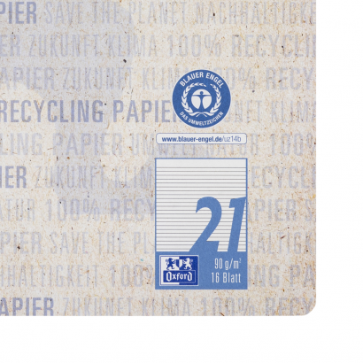 Oxford Recycling Schulheft - A4 - Lineatur 21 (liniert ohne Rand) - 16 Blatt - 90 g/m² OPTIK PAPER® 100% recycled - geheftet - blau - 400159477_1100_1641996638 - Oxford Recycling Schulheft - A4 - Lineatur 21 (liniert ohne Rand) - 16 Blatt - 90 g/m² OPTIK PAPER® 100% recycled - geheftet - blau - 400159477_1500_1641997032 - Oxford Recycling Schulheft - A4 - Lineatur 21 (liniert ohne Rand) - 16 Blatt - 90 g/m² OPTIK PAPER® 100% recycled - geheftet - blau - 400159477_1502_1641997038 - Oxford Recycling Schulheft - A4 - Lineatur 21 (liniert ohne Rand) - 16 Blatt - 90 g/m² OPTIK PAPER® 100% recycled - geheftet - blau - 400159477_1503_1641997046 - Oxford Recycling Schulheft - A4 - Lineatur 21 (liniert ohne Rand) - 16 Blatt - 90 g/m² OPTIK PAPER® 100% recycled - geheftet - blau - 400159477_1504_1641997052 - Oxford Recycling Schulheft - A4 - Lineatur 21 (liniert ohne Rand) - 16 Blatt - 90 g/m² OPTIK PAPER® 100% recycled - geheftet - blau - 400159477_1505_1641997058 - Oxford Recycling Schulheft - A4 - Lineatur 21 (liniert ohne Rand) - 16 Blatt - 90 g/m² OPTIK PAPER® 100% recycled - geheftet - blau - 400159477_1600_1641997064 - Oxford Recycling Schulheft - A4 - Lineatur 21 (liniert ohne Rand) - 16 Blatt - 90 g/m² OPTIK PAPER® 100% recycled - geheftet - blau - 400159477_2300_1641997071