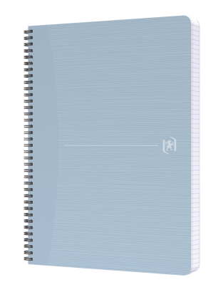 OXFORD My Rec'Up Cahier - A4 - Couverture Souple - Reliure intégrale - Quadrillé 5mm - 180 pages - Compatible SCRIBZEE® - Papier Recyclé - Bleu - 400166085_1300_1686174769