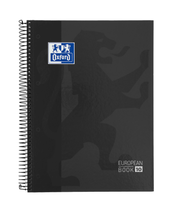 OXFORD CLASSIC Europeanbook 10 - A4+ - Tapa Extradura - Cuaderno espiral microperforado - 5x5 - 150 Hojas - SCRIBZEE - NEGRO - 400172360_1100_1686211170 - OXFORD CLASSIC Europeanbook 10 - A4+ - Tapa Extradura - Cuaderno espiral microperforado - 5x5 - 150 Hojas - SCRIBZEE - NEGRO - 400172360_1101_1686212100