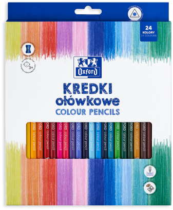 OXFORD KREDKI REGULAR - ołówkowe - 24 kolory - 400174525_1100_1688034316