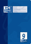 Oxford Schulheft - A5 - Lineatur 9 (liniert mit Rand rechts) - 16 Blatt -  OPTIK PAPER® - geheftet - Dunkelblau - 100050371_1100_1583237281