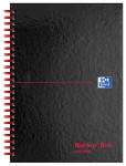 Oxford Black n' Red A5 Glossy Hardback Wirebound Notebook Ruled 140 Page Recycled Black Scribzee-enabled -  - 100080113_1100_1561094944