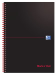 Oxford Black n' Red A4 Card Cover Wirebound Notebook Ruled 100 Page Black Scribzee-enabled -  - 100080174_1100_1559426729
