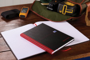 Oxford Black n' Red A5 Hardback Casebound Notebook Ruled 192 Page -  - 100080459_4700_1677142286