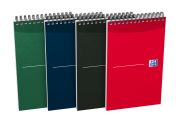 OXFORD Office Essentials Reporter's Notepad - 12,5 x 20cm - Soft Card Cover - Twin-wire - Wide Ruled - 140 Pages - Assorted Colours - 100080497_1400_1654587420