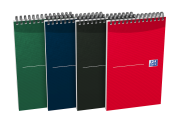 OXFORD Office Essentials Reporter's Notepad - 12,5 x 20cm - Soft Card Cover - Twin-wire - Wide Ruled - 140 Pages - Assorted Colours - 100080497_1400_1685152697