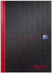 Oxford Black n' Red A4 Hardback Casebound Notebook Ruled 192 Page Recycled Black -  - 100080530_1100_1561094916