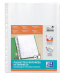 OXFORD PUNCHED POCKETS - Bag of 10 - A4 - Expandable - Polypropylene - 180µ - Embossed - Clear - 100080753_1100_1677234140