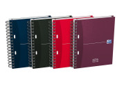 OXFORD Office Essentials Europeanbook 4 - A5+ - Tapa Extradura - Espiral doble - 5x5 - 100 Hojas - Compatible con SCRIBZEE - Colores surtidos - 100100314_1400_1677207249