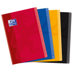 OXFORD CLASSIC INDEX BOOK - A4 - Soft card cover - Casebound - 5x5mm Squares - 192 pages - Assorted colours - 100100709_1200_1686154104