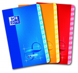 OXFORD INFINIUM INDEX BOOK - 9x14cm - Soft cover - Stapled - 5x5mm Squares - 96 pages - Assorted colours - 100100847_1200_1583237656