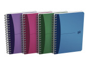 OXFORD Office Urban Mix Notebook - A6 - Polypropylene Cover - Twin-wire - 5mm Squares - 180 Pages - Assorted Colours - 100100899_1400_1677241234