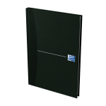 OXFORD Office Essentials Notebook - A5 – Hårdt omslag – Hård ryg – kvadreret 5x5 mm – 192 sider – Sort - 100100905_1300_1686181639
