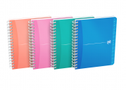 OXFORD Office My Colours Address Book - 12x14,8cm - Polypropylene Cover - Twin-wire - Specific Ruling - 160 Pages - Assorted Colours - 100101197_7000_1621235564