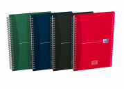 Oxford Office Essentials Adressbuch - A5 - Spezielle Lineatur - 72 Blatt - Doppelspirale - Hardcover - Sortierte Farben - 100101258_1400_1643297087