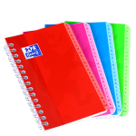 OXFORD CLASSIC INDEX BOOK - 9x14cm - CouvSoft card cover - Twin-wire - 5x5mm Squares - 100 pages - Assorted colours - 100101605_1200_1686098272