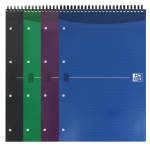 OXFORD Office Essentials Notepad - A4+ - Soft Card Cover - Twin-wire - 5mm Squares - 160 Pages - SCRIBZEE® Compatible - Assorted Colours - 100101664_1200_1594885615