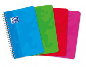 OXFORD CLASSIC SMALL NOTEBOOK - 9x14cm - Soft card cover - Twin-wire - 5x5mm Squares - 100 pages - Assorted colours - 100101696_1200_1583237959