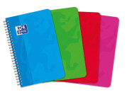 OXFORD CLASSIC SMALL NOTEBOOK - 9x14cm - Soft card cover - Twin-wire - 5x5mm Squares - 100 pages - Assorted colours - 100101696_1200_1676911315