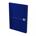 OXFORD Essentials gebundenes Notizbuch - A5 - 5mm kariert - 96 Blatt - 90g/m² Optik Paper® - Kunststoffbeschichtetes Hardcover - blau - 100101749_1300_1662389644